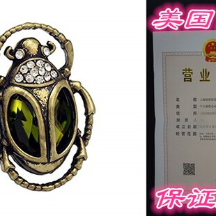 极速Q&Q Fashion Vintage Egyptian Cleopatra khepRri Scarab Be