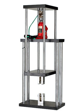 ALR-5T手动液压测试台手动液压型拉压测L试架试验机数显推拉力计