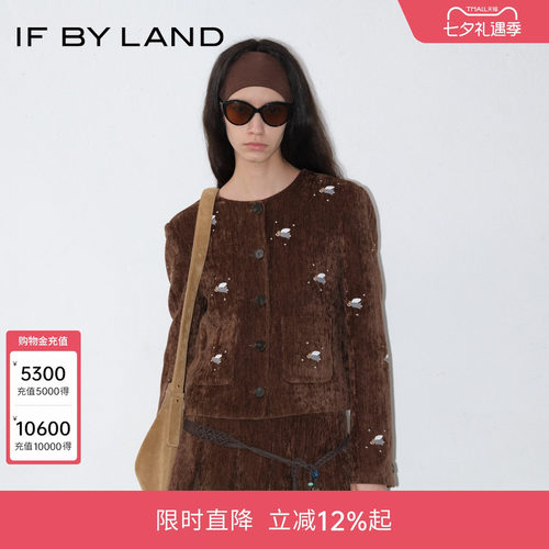 IFBYLAND小天使刺绣箱型外套
