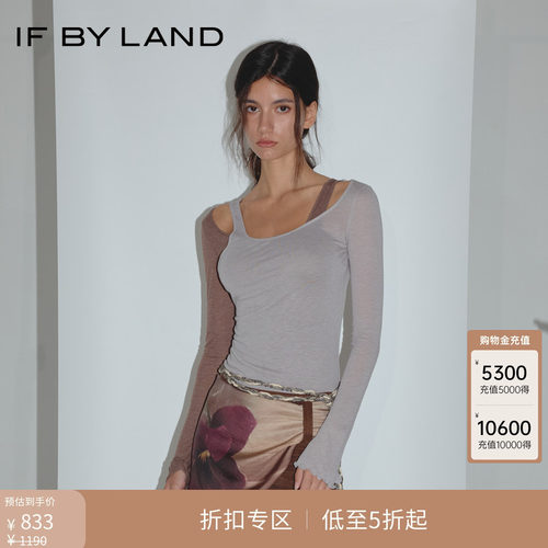 IFBYLAND垂坠荡褶系列T恤