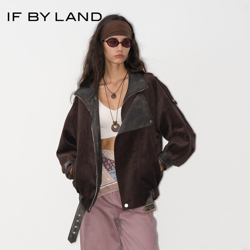 IFBYLAND咖色复古夹克