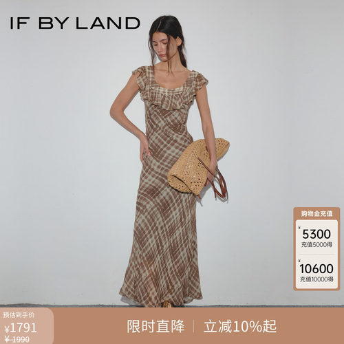 IFBYLAND印花雪纺系列连衣裙