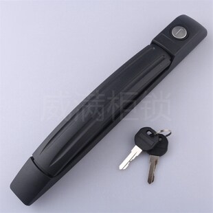 MS975威图柜天地连杆锁 大型电柜箱配电箱拉O杆锁 开关柜门把手锁