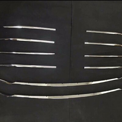 18款塞纳中网饰条 sienna改装后视镜机M盖前杠前脸车身亮条框配件