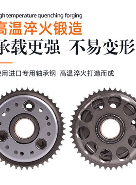 适用川崎KcLR/KL500超越离合KLR/KLX650摩托车超越离合器启动盘