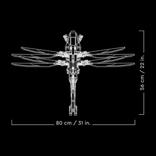 拼装沙丘皇家扑翼机积木战斗机高难度巨大K型飞机直升机男孩子玩