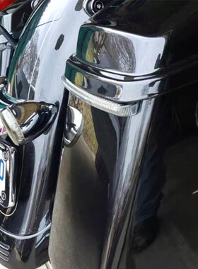 哈雷公路滑翔路王边箱流水灯行车灯LEDD灯条CVO边箱流水刹车转向