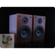 5寸hifi发烧级家庭音响2.0木质书架音箱无源高低音小功放配对箱