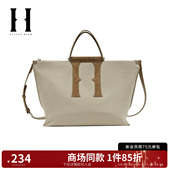 SEASONHIGH秋季 tote包拼接内置口袋女包 式 款 女士手提肩背双款