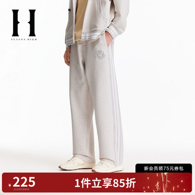【NFL联名】SEASON HIGH男装春季休闲裤宽松舒适长裤子S2611D006