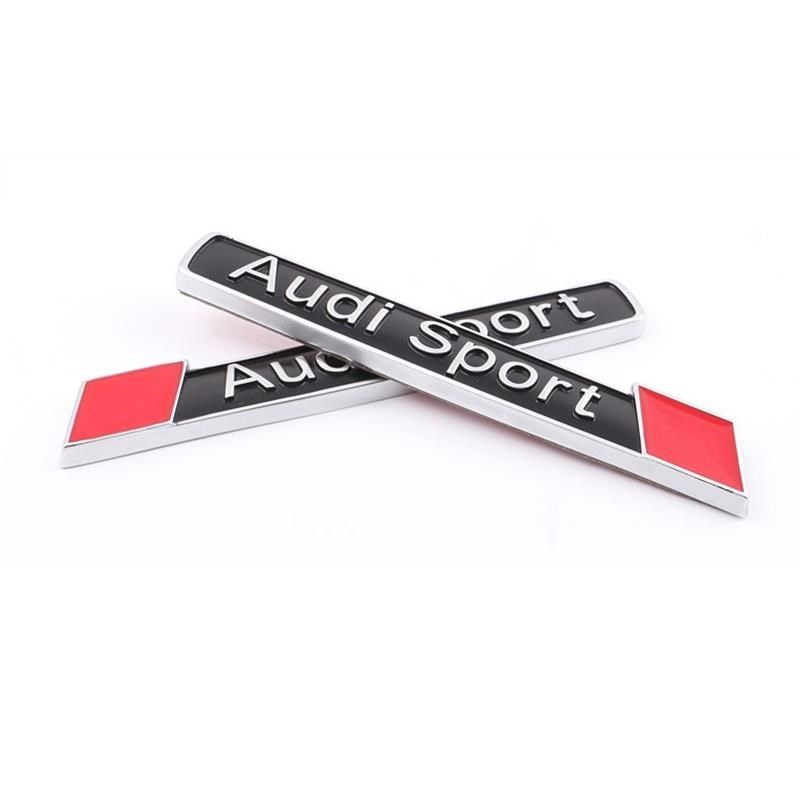 适用于奥迪车标Audii Sport侧标四驱尾标A4L/A6L/A3/A5/Q3/Q5L改