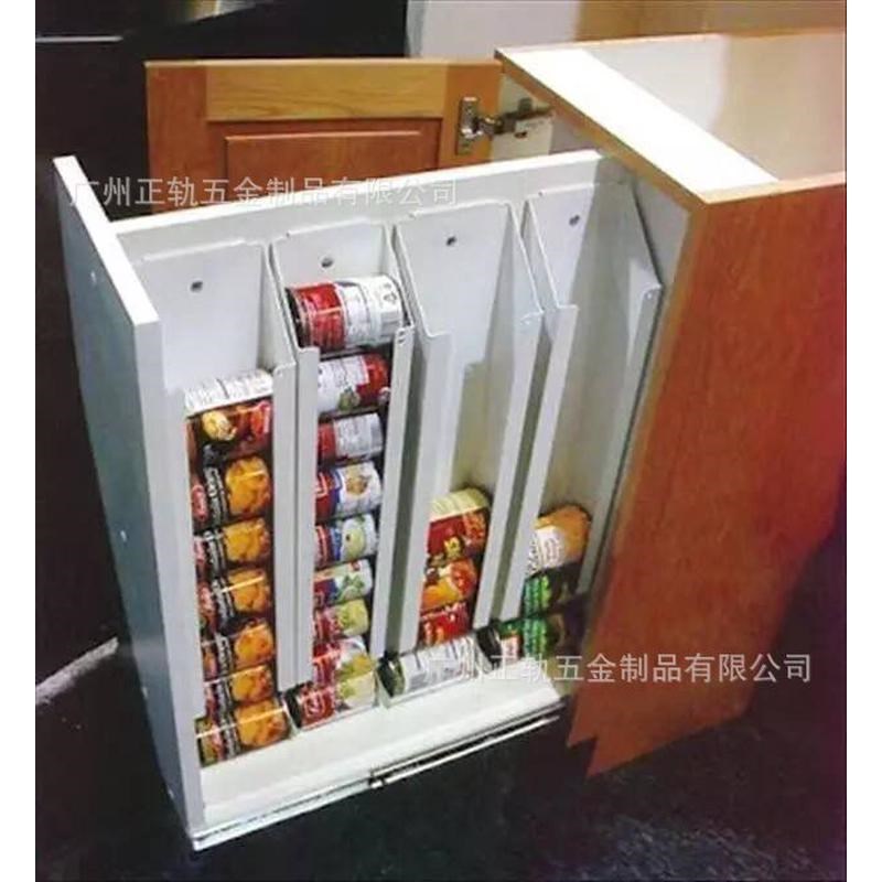 32寸 80cm加长机柜抽屉非阻尼三节轨房车J工业重型滑轨51mm宽轨道