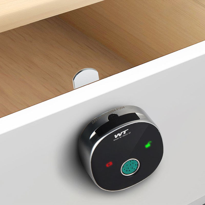 智能电子感应指纹抽屉密码锁y铁皮文件柜信箱橱门更衣柜鞋柜转舌