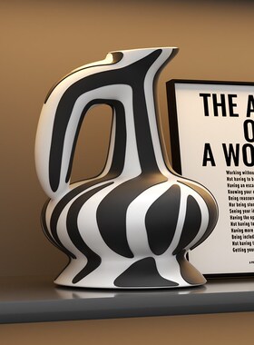 Rzone 简约高级感酒柜摆件客厅高E档小众艺术品摆设现代桌面装饰