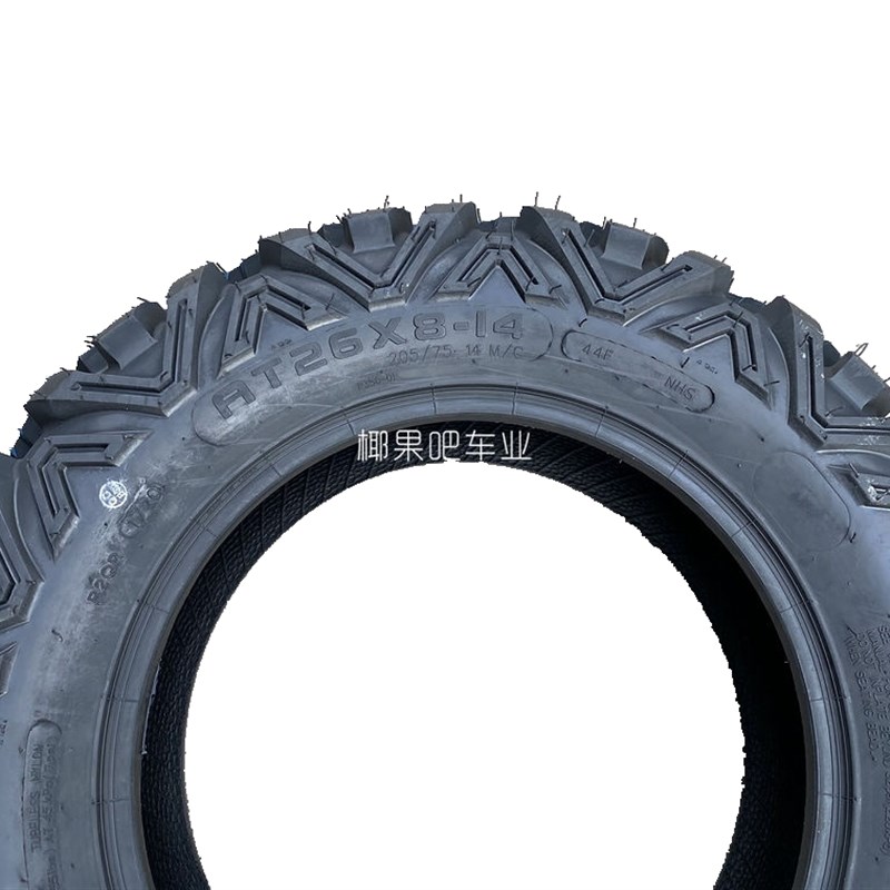 卡丁车配件 沙滩车26X8-14 26X10-14寸 27X9/11-T14寸A字越野轮胎