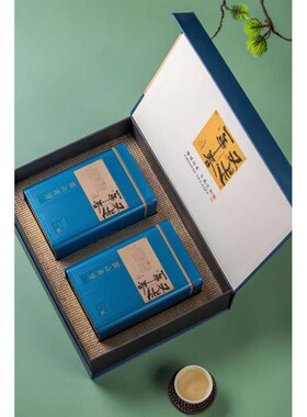 黄山毛峰500克空茶叶包装礼盒 红色 蓝色L 高档一斤装整箱包邮送