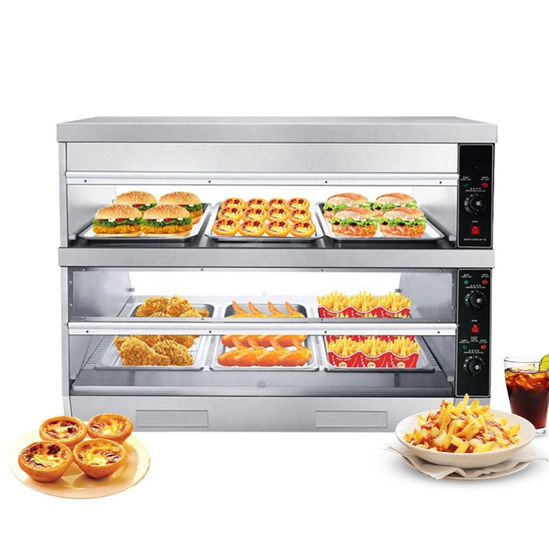 商用恒温加热展示柜台o式不锈钢熟食保温柜食品蛋挞炸鸡汉堡店设