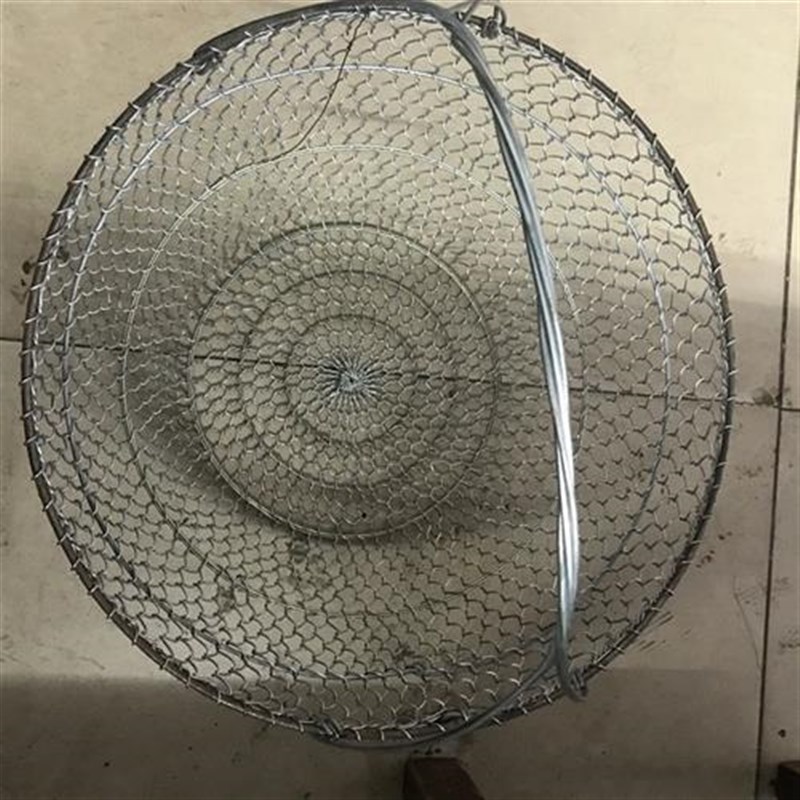 特价圆钢丝篮洗菜j化工洗购物手工东北土篮铁筐子菜篮子手提大框