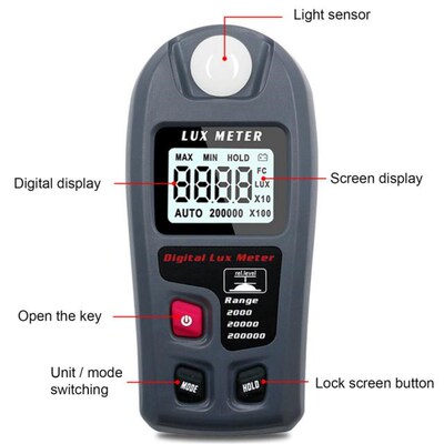 Analyzer Instrumenpt Illuminometer Environmental Tester Phot