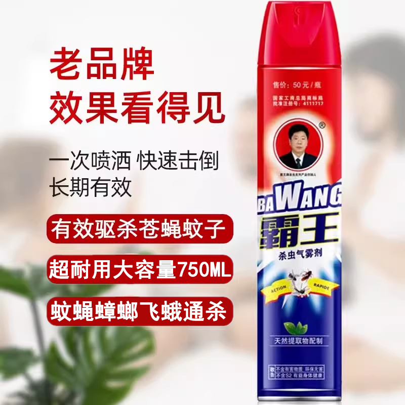 750ml大瓶家用杀虫剂喷雾剂室内非无味杀蚊子苍蝇飞蛾蟑螂气雾剂
