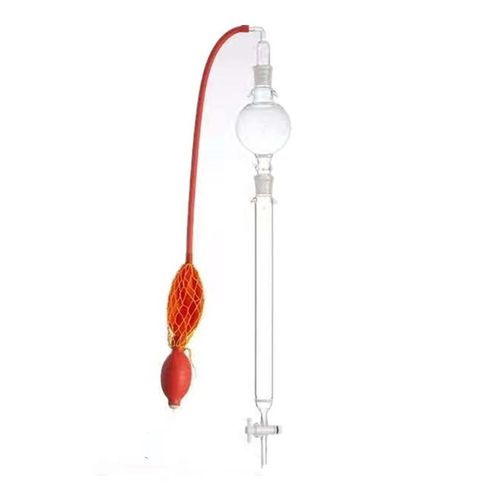 层析柱储液瓶e缓冲球实验室耗材玻璃缓冲球储存瓶加液球250ml500m