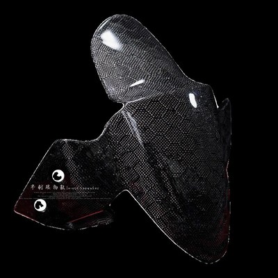 KOSO前挡泥板小牛九号e200P改装蜂H窝银粉碳纤维四代目电摩挡泥板