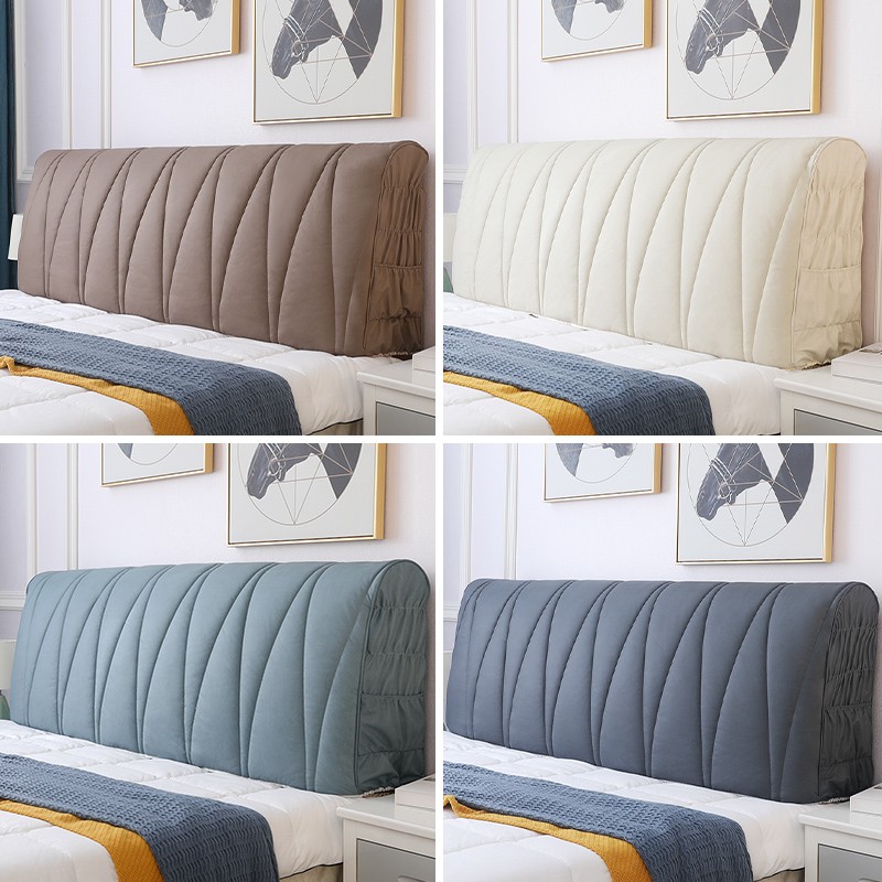 床头套罩2021新款卧室皮木床方形沙发靠背套O软包W科技布防撞床头