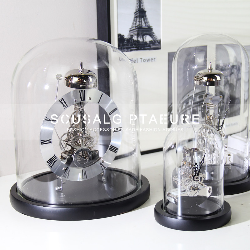 个性创意时钟座钟表床头s柜书柜书架书桌桌面精致金属摆件轻奢软,家居饰品,装饰摆件,淘宝优惠券,粉丝福利购,淘宝优惠卷