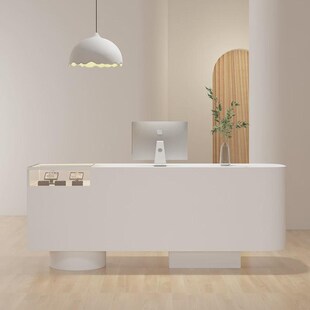 收银台服a装店吧台简约前台收银台接待台复古网红潮店柜台玻璃饰