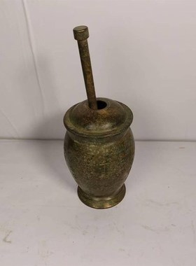 铜器怀旧老物件h铜钵铜葫芦三足铜杯铜如意复古工艺品装饰摆件道