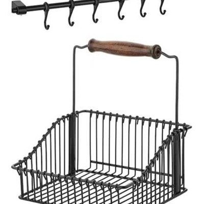 Steel Storage Rack Wire Rack Cabinet Basket Kitchen Or.ganiz