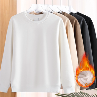 A02 休闲加绒圆领卫衣时尚 长袖 时尚