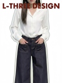 气质收腰衬衣 高智感穿搭 许妍衬衫 L3251 THREE