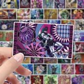 300张JOJO 奇妙冒险贴纸替身面板贴纸白金之星承太郎吉良吉影动漫周边卡面手账素材手机壳防水贴画自粘贴