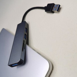 5 in 1 USB Type C Hub Adapter with USB3.0 Nto SD TF USB3.0 2
