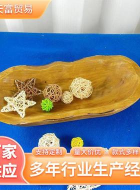木制工艺品节日摆件手工桐木托盘木质工艺托盘桐木