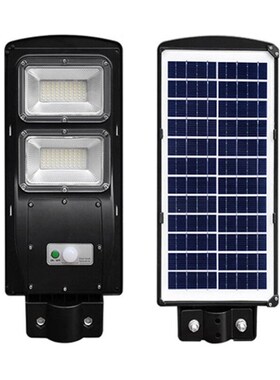 贝工一体式太阳能iLED路灯人体感应免布线户外照明灯60WBG-LS02B-