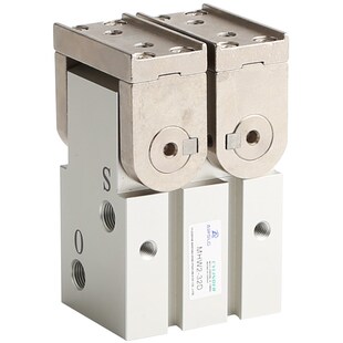 180度开闭型齿轮式气动手指 气爪夹爪气缸MHW2-20D1 25 32 Y40 50