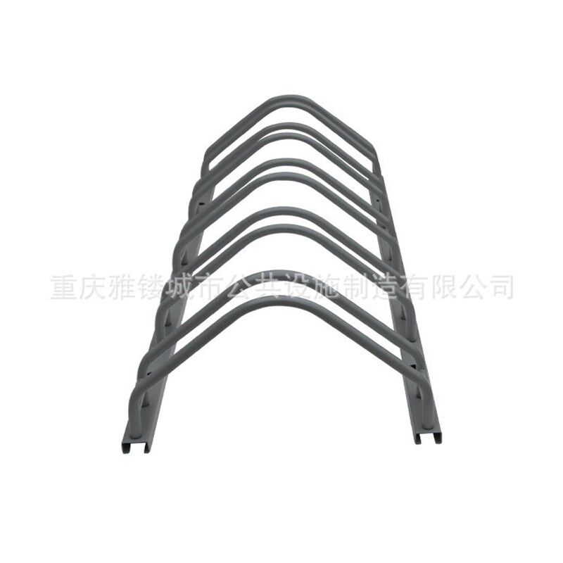 单车架卡位式自行车停车架公共场所专用O锁车架圆钢管停放架