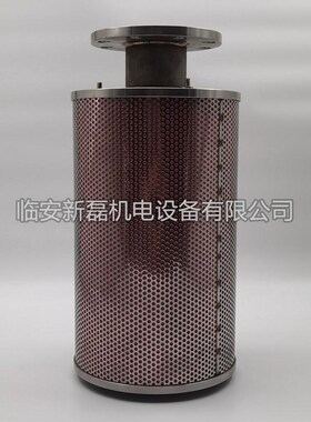 DN80法兰接口高压排气消音器 3寸不锈K钢压缩空气排气降噪消音器