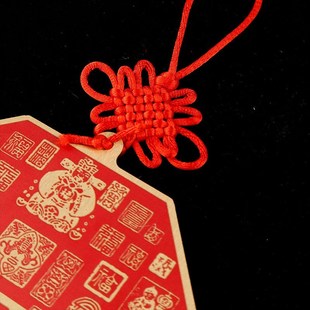 黄铜彩绘圆形天官赐福挂件开x红釉镇家宅过铜挂饰客厅光桌面装饰