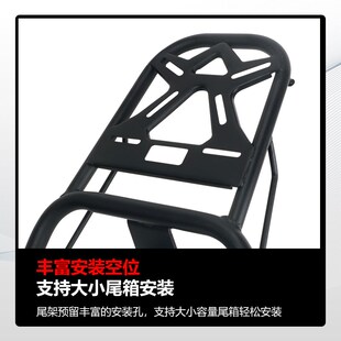 适用于小牛NX nplay运动动力版后尾架电动车Q加强后货架尾箱架专