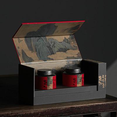 新款茶叶礼盒空纸盒普洱茶老白茶包装盒铁观音单丛红茶茶叶罐定制