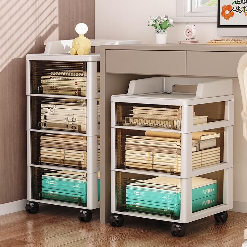 免安装加厚桌下收纳柜抽屉式办公室文件柜A4收纳柜落地多层置物架