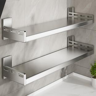 不锈钢厨房微波炉置物架壁挂式多功能免打孔挂墙调料收纳层架子上