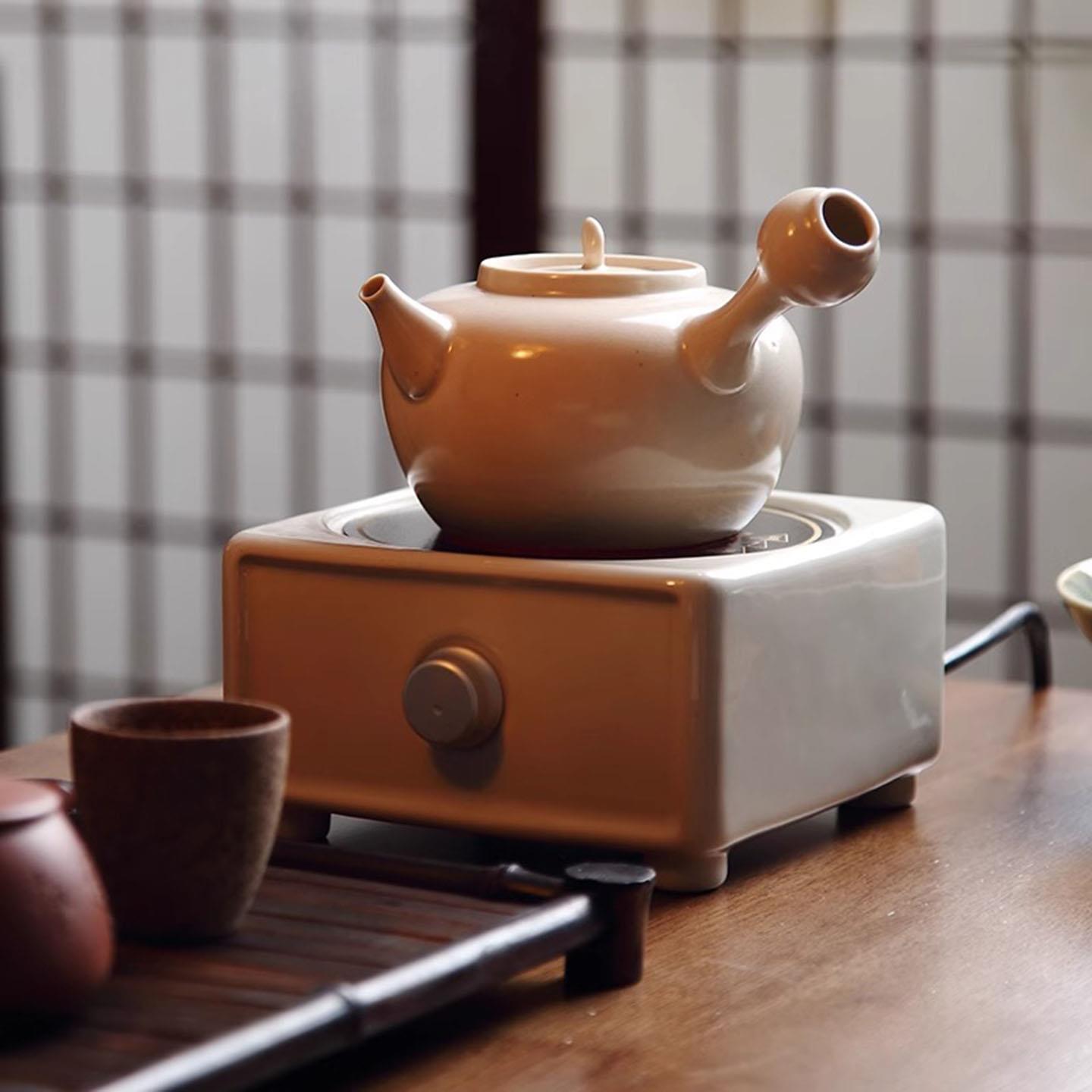 草木灰电陶炉茶炉煮茶壶煮茶器网红电陶壶简约烧水壶泡茶