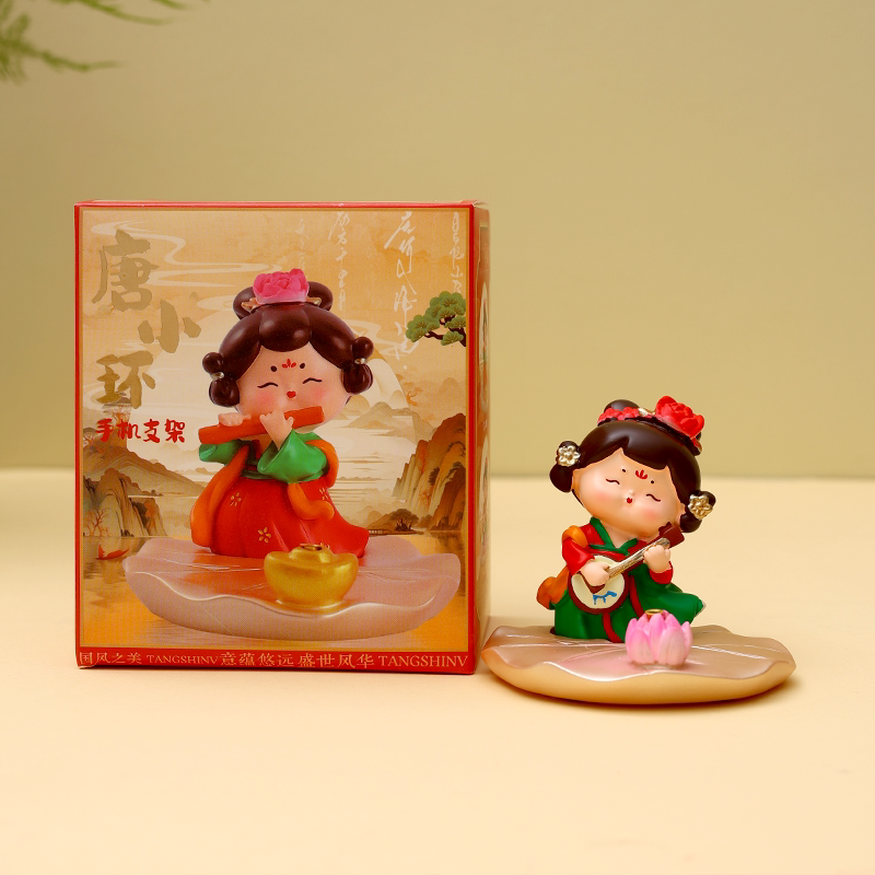 洛阳文创纪念品唐仕女手机支架桌面摆件特产伴手礼母亲节礼物实用