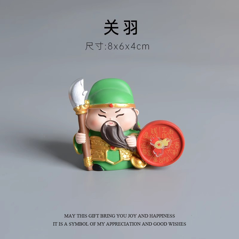 关公神像武财神工位摆件五路财神