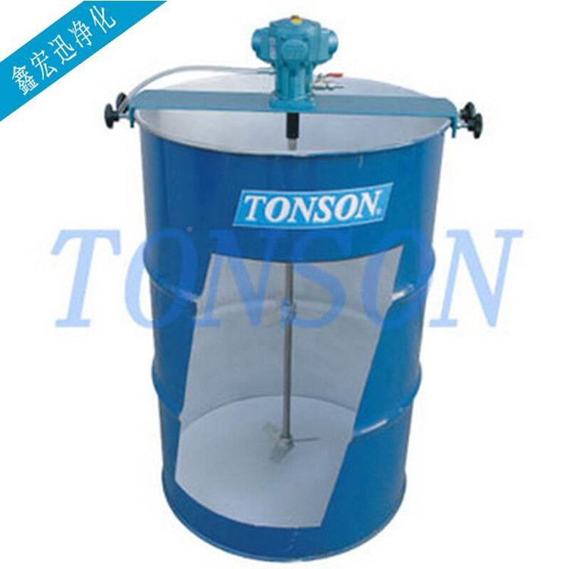 厂家直销 50加仑横板式桶用搅拌机分散机TONSON防爆搅拌机