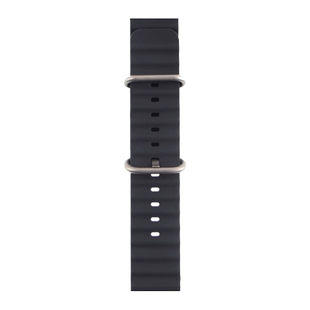 海洋硅胶表带适用于苹果S9阿斯尼HELLOWATCH3+/45/49MM表带通用